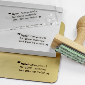 Bilde for kategori Stempling av plast og metall