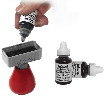 Bilde av 10ml blekk for Royal Mark og Ideal stempler