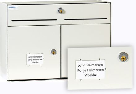 Bilde av Skilt til systempostkasser, 94x58mm