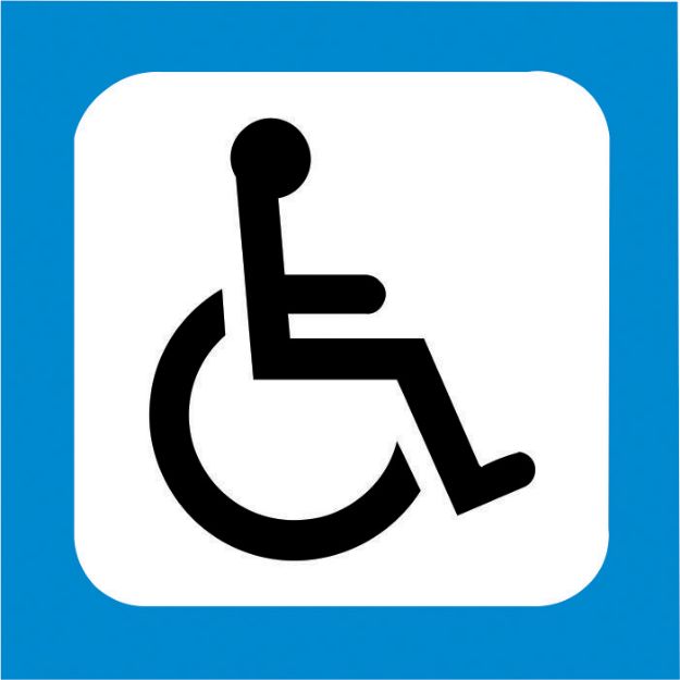 WC-skilt, handicaptoalett