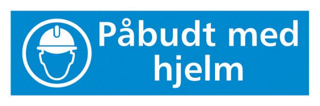 Påbudt med hjelm