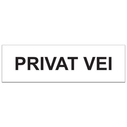 Bilde av Skilt: Privat vei