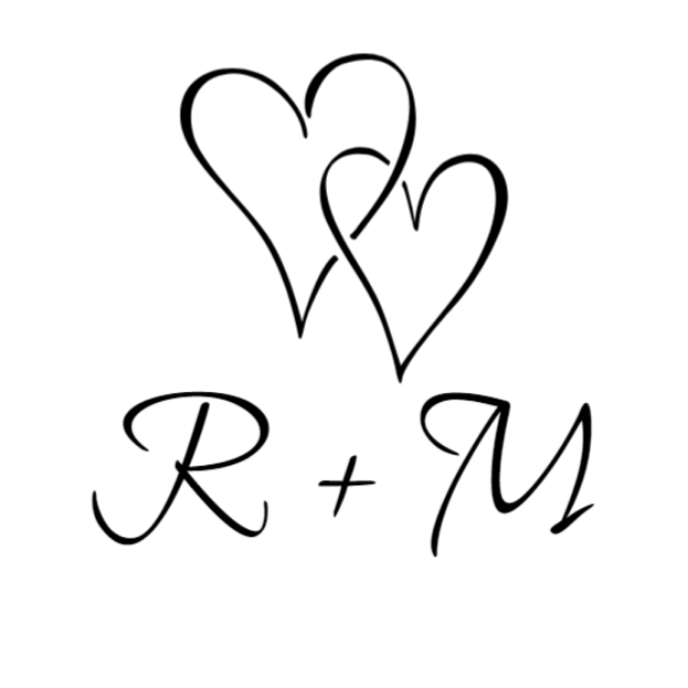 Bilde av Personlig signet med initialer og hjerte-motiv