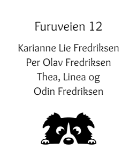 Bilde av Postkasseskilt med navn og hundemotiv