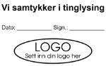 Bilde av Stempel for tinglysing: Vi samtykker i tinglysing