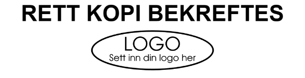 Bilde av Rett kopi bekreftes med logo