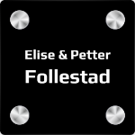 Bilde av Lite, enkelt dørskilt med bare navn