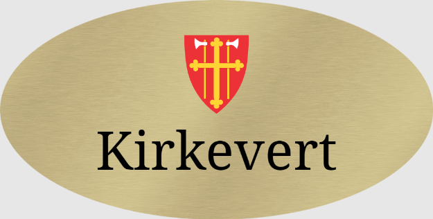 Bilde av Navneskilt for kirkevert