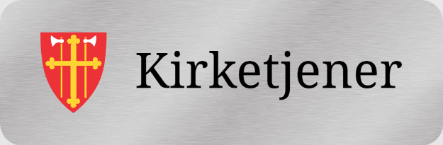 Bilde av Navneskilt for kirketjener