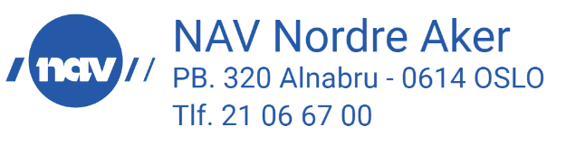 Bilde av NAV stempel med adresse og opplysninger