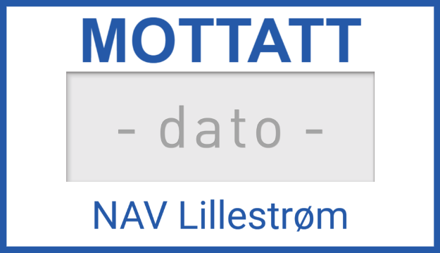 Bilde av Mottatt stempel for NAV