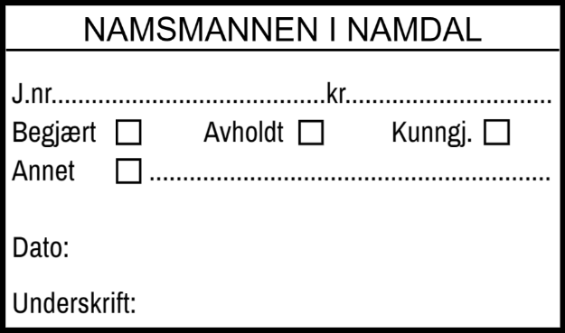 Bilde av Stempel med diverse innhold