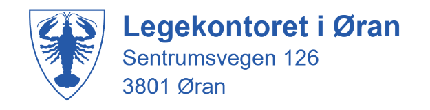 Bilde av Stempel for legekontor med logo