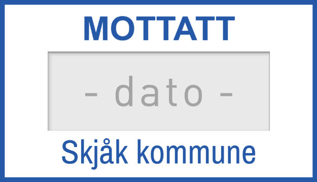 Bilde av Mottatt stempel, for kommune