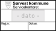 Bilde av Datostempel, for kommune 