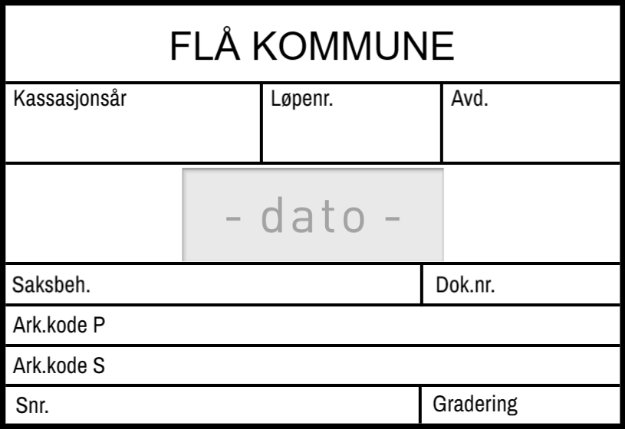 Bilde av Datostempel, for kommune stort