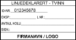 Bilde av Stempel for TVINN deklarering 