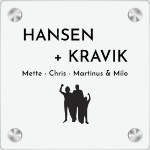 Bilde av Skilt i gaveeske: Skiltdesign som er perfekt for familier med to etternavn