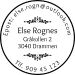 Bilde av Lag ditt personlige stempel. Trykk for å redigere!