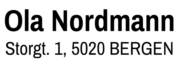 Bilde av Stempel med 2-linjer max. Et lite og kompakt stempel. 