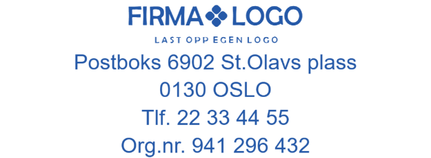 Bilde av Stort stempel for firma