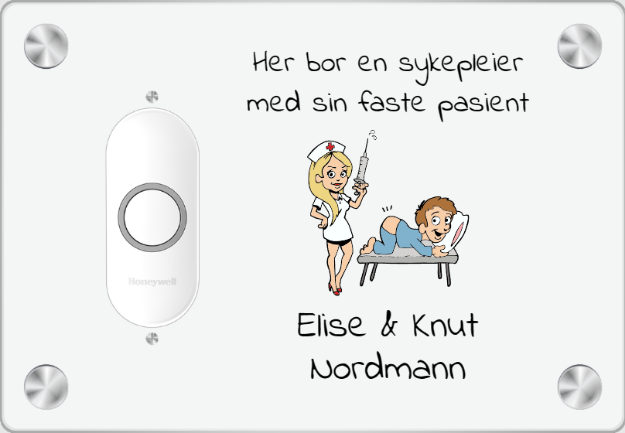 Bilde av Her bor en sykepleier med sin faste pasient