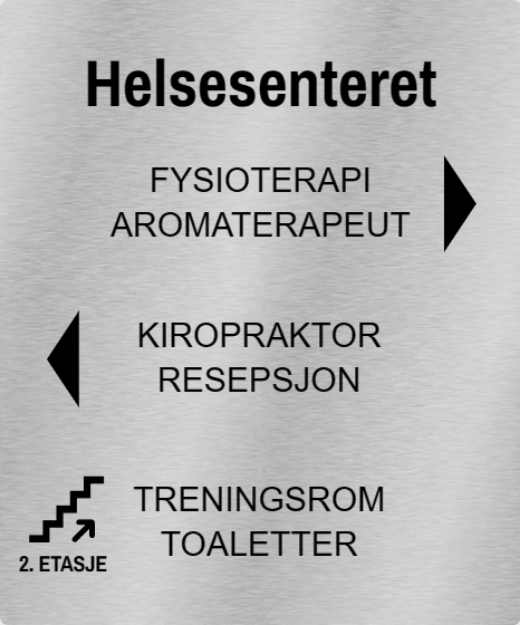 Bilde av Stort infoskilt med oversikt over bygget