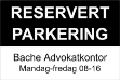 Bilde av Reservert parkering for ansatte, med firmanavn