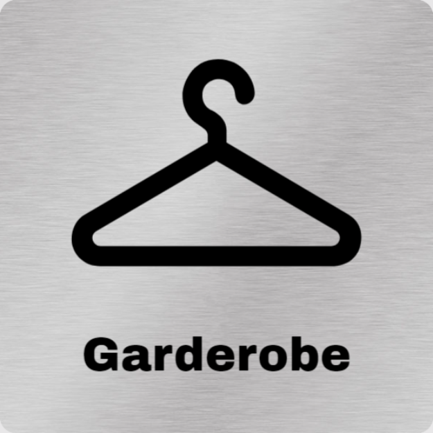 Bilde av Skilt for garderobe