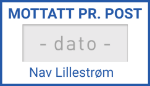 Bilde av Nav stempel: Mottatt pr. post