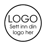 Bilde av Hudvennlig stempel med innebygd blekk, lages med ditt logo motiv