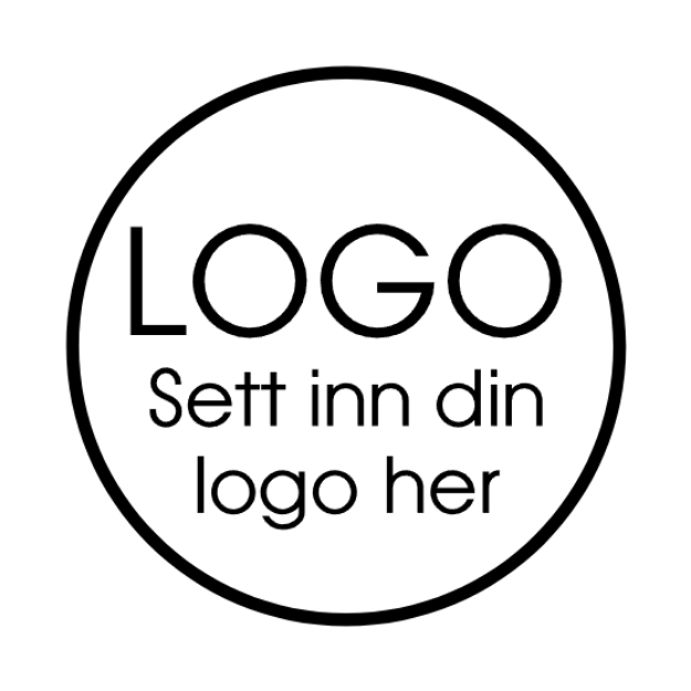 Bilde av Hudvennlig stempel med innebygd blekk, lages med ditt logo motiv