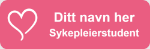 Bilde av Navneskilt med hjerte for sykepleier - Med nål eller magnet