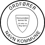 Bilde av Rundt kommunestempel for ordfører