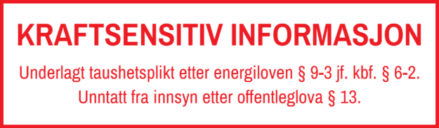Bilde av Stempel: Kraftsensitiv informasjon