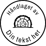 Bilde av Mal på rundt svijern for ekstern oppvarming - Valgfri tekst og logo