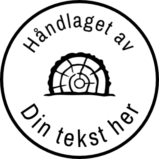 Bilde av Mal på rundt svijern for ekstern oppvarming - Valgfri tekst og logo