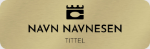 Bilde av Gravert navnskilt for hotell