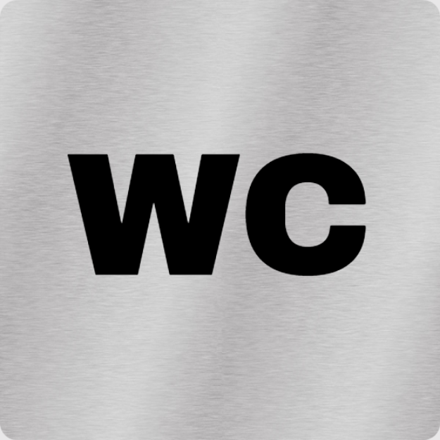 Bilde av WC-skilt – enkelt toalettskilt