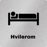 Bilde av Hvilerom skilt