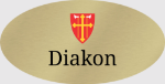 Bilde av Navneskilt for Diakon