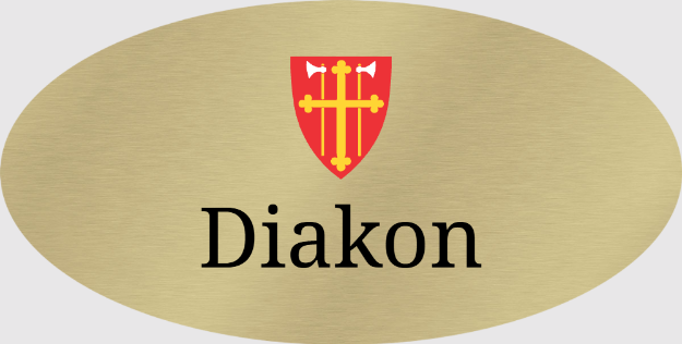 Bilde av Navneskilt for Diakon