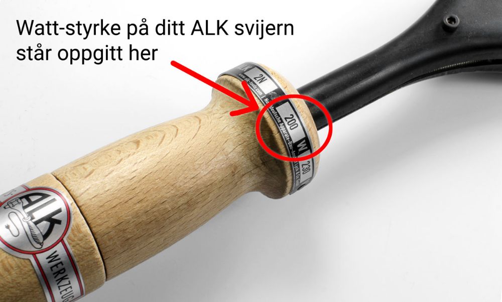 Hvordan finne wattstyrke på ALK svijern